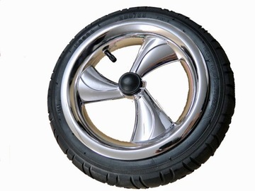 ШИНА+ТРУБКА для ЗАДНЕЙ коляски 280/65 прямая шлица