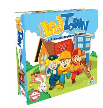 Gra logiczna planszowa dla dzieci wersja polska rodzinna TM TOYS LogiTown