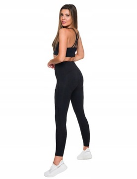 LEGGINSY Getry Fitness KRYJĄCE MODELUJĄCE FIT M/L