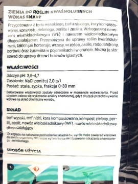 Ziemia do roślin kwaśnolubnych 20ltr