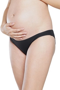 Italian Fashion majtki ciążowe bawełniane Figi Mama mini rozmiar L