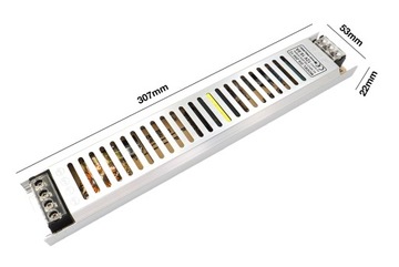 БЛОК ПИТАНИЯ СВЕТОДИОДОВ 12 В, 200 Вт, тонкое модульное крепление для ленты MONO RGB