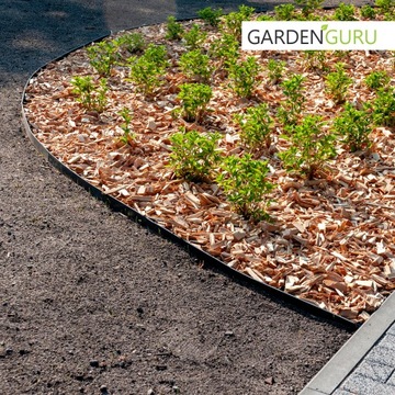 Садовый бордюр Бордюр двойной прочности GARDENGURU 36M 108 газонных анкеров