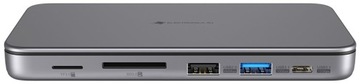 Док-станция-концентратор 8 в 1 USB C 3.0 3.1 SD TF HDMI M.2 NVMe 10 ГБ SSD MC15 60 Вт