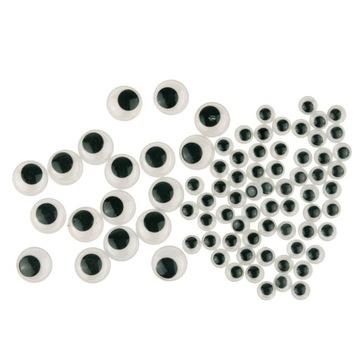 Двигающиеся глаза для украшения 80 шт.