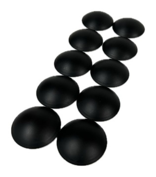 ODBÓJ DO ŚCIAN SAMOPRZYLEPNY ODBOJNIK PRZYKLEJANY CZARNY 60mm 10 SZTUK