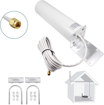 ANTENA ZEWNĘTRZNA LTE DO ROUTERA MODEMU 3G 4G WIELOKIERUNKOWA ANTENA SMA