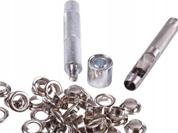 200 SZT OCZKA DZIURKACZ NAPY DO PLANDEKI 10MM
