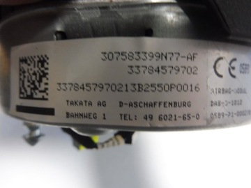 Bmw F10 F11 kierownica z airbag skóra multifunkcja 3074993 7851234 MPAKIET