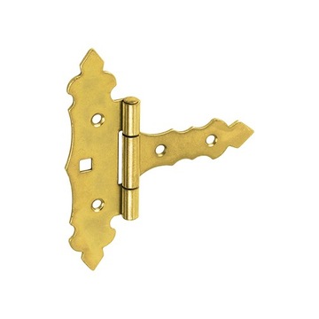 Zawias bramowy ozdobny złoty 75mm ZOB 75ZNZ