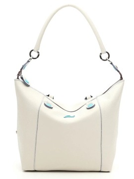 Gabs Bag G3 Plus M Ruga Handbag Leather Cream Woman