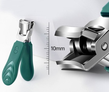 КЛИПСЫ ДЛЯ ТОЛСТЫХ ТВЕРДЫХ НОГТЕЙ, противоскользящие кусачки для ногтей № Cp5.