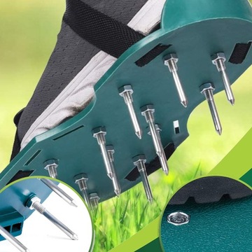 AERATOR BUTY DO TRAWY Z KOLCAMI TRAWNIKA WERTYKULATOR KOLCE NAPOWIETRZANIA