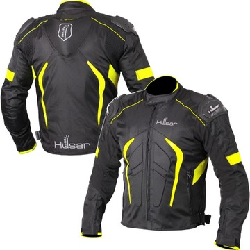МОТОЦИКЛОВАЯ КУРТКА С ГОРБОМ HUSAR RAPID GP fluo