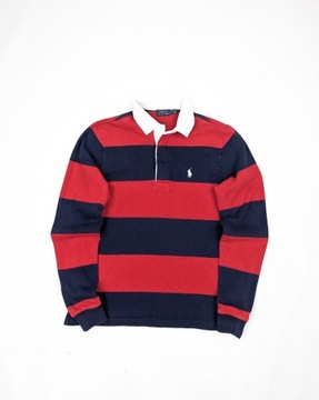 Polo Ralph Lauren rugby longsleeve polo S logo..