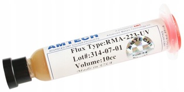 AMTECH RMA-223-UV 10g FLUX TOPNIK + TŁOCZEK IGŁY