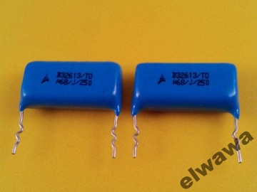 Kondensator fol. 680nF 250V 5% R22 MKP EPCOS 20szt
