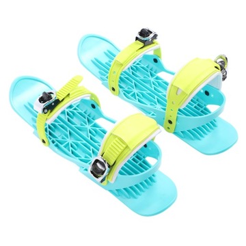 Мини-лыжные коньки, нейлоновые портативные регулируемые короткие коньки BI
