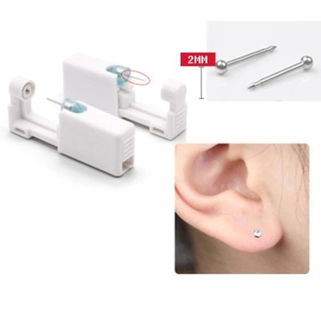 1 Pcs Disposable Safe Sterile Piercing Unit for Gem Nose Studs Piercing Gun