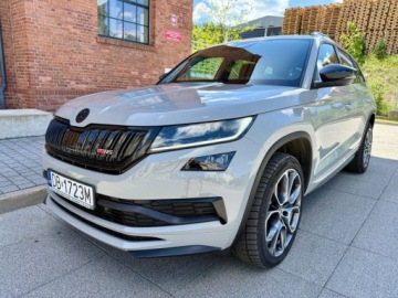 Skoda Kodiaq I RS 2.0 TDI 240KM 2020 Skoda Kodiaq Aktywny WydechVirtual KokpitVRSLedNaviIDEALNY STAN 2.0
