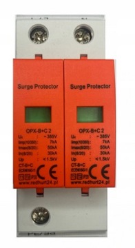 OGRANICZNIK PRZEPIĘĆ 3-FAZ OPX-B+C T1 T2 2P AC