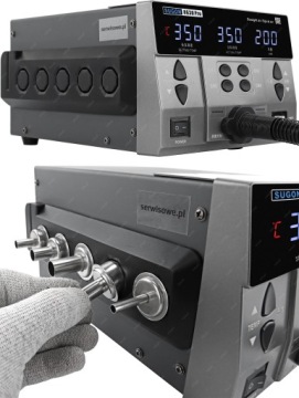 ПАЯЛЬНАЯ СТАНЦИЯ ГОРЯЧИМ ВОЗДУХОМ СВАРОЧНЫЙ АППАРАТ SUGON 8630 PRO 1300W