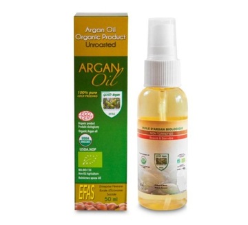 OLEJ ARGANOWY CERTYFIKOWANY ECOCERT MAROKO 50 ml