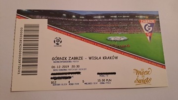 GÓRNIK ZABRZE - WISŁA KRAKÓW 06-12-2019