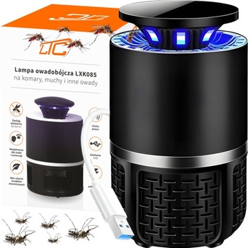 ЭФФЕКТИВНЫЙ ОТПУСКАТЕЛЬ ЛОВУШКА ИНСЕКТИЦИДНАЯ ЛАМПА ОТ КОМАРОВ МУТКИ НАСЕКОМЫЕ + БЕСПЛАТНО