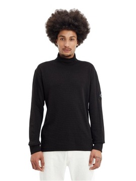 CALVIN KLEIN MĘSKI GOLF BADGE WAFFLE BLACK r. L