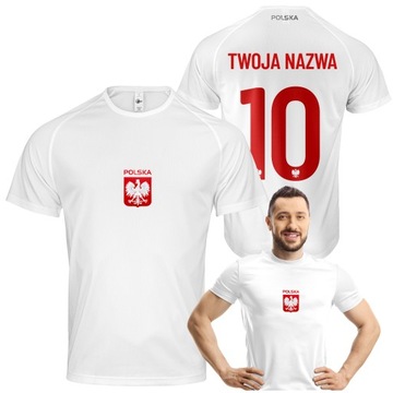 Koszulka Reprezentacji Polski z Imieniem i Numerem