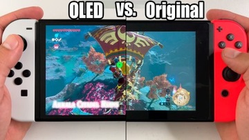 Nintendo SWITCH Oled 64GB White + gry + Ring Fit + etui + szkło = HIT =