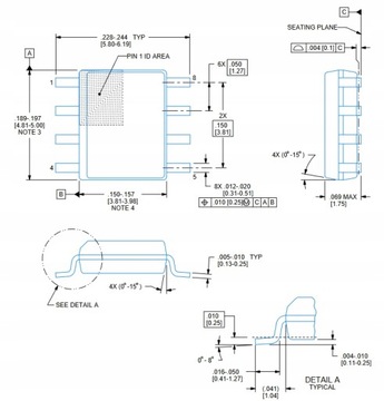 Оперативный усилитель RC4580 IDR SOIC-8 Оригинал T