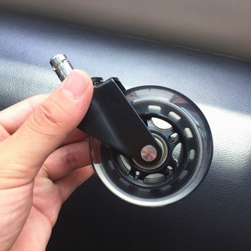 Резиновые колеса для стульев на шарикоподшипниках, 5 шт.