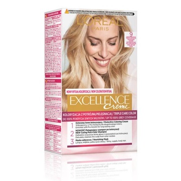 LOREAL EXCELLENCE CREME FARBA 9 VERY LIGHT BLONDE