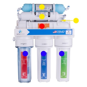 ФИЛЬТР ДЛЯ ВОДЫ OSMOS RO7 REDOX BIOCERA АЛКАЛИЗАТОР