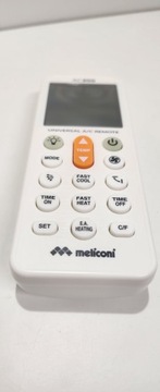 Meliconi AC 200 - универсальный пульт для кондиционеров, с подсветкой, БЕЛЫЙ