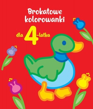 BROKATOWE KOLOROWANKI DLA CZTEROLATKA