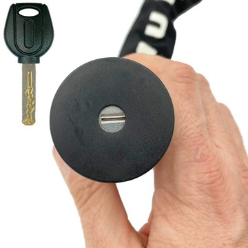 ЦЕПЬ ВЕЛОСИПЕДНОГО ЗАМКА MUVIKE SOLID 900/8K 90 см 8 мм