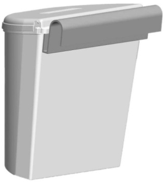 BRUNNER PILLAR XL 10 Л КОНДЕР ДЛЯ МУСОРНЫХ С КРЫШКОЙ