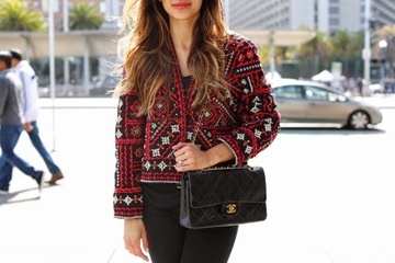 A167 КУРТКА-КИМОНО С ВЫШИВКОЙ ZARA - S