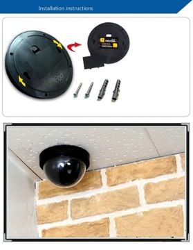 СНЯТИЕ КУПОЛА КАМЕРЫ НАБЛЮДЕНИЯ, черный светодиод - КАМЕРА