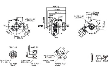 TURBO BMW 3 E46 X5 E53 3.0D 10.99-02.05 NISSENS