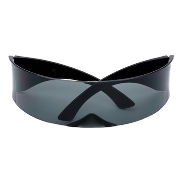 2 шт. модные футуристические солнцезащитные очки с запахом узких оттенков вечерние реквизит очки