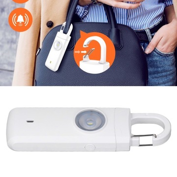 Брелок охранной сигнализации Портативная лампа Звуковая сигнализация 130 дБ