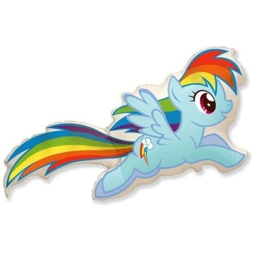 BALON FOLIOWY KUCYK RAINBOW DASH
