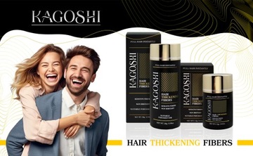 KAGOSHI Hair Fibers 28 г Загуститель для волос Качество микрофибры