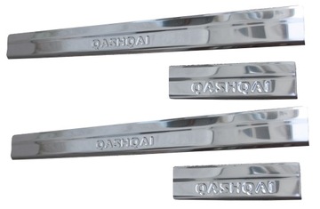 NAKŁADKI NA PROGI LISTWA NISSAN QASHQAI 2007+