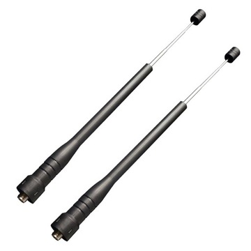 2x VHF/UHF (144/430 MHz) dwuzakresowa antena SMA F dla BAOFENG Uv 5r Uv 82