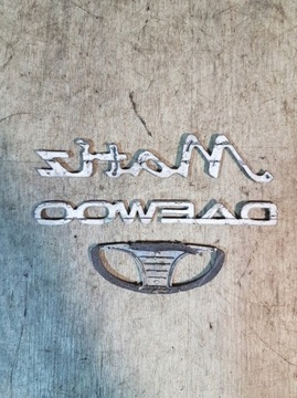 LOGO ZNAK ZNAKY NÁPIS KOMPLET DAEWOO MATIZ